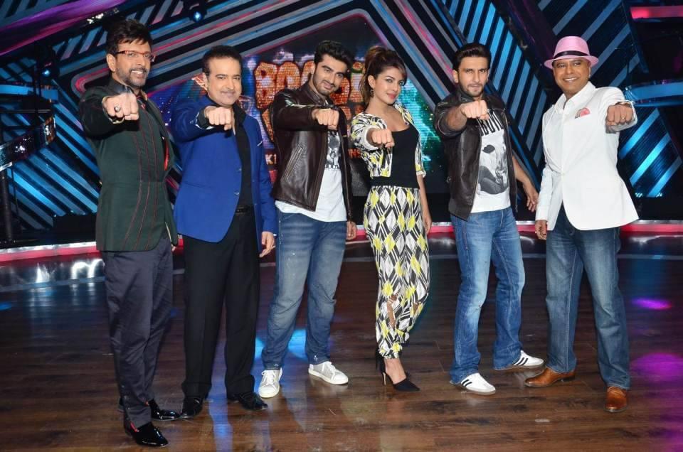 Ravi, Jaaved and Naved with Arjun Kapoor, Priyanka Chopra and Ranveer Singh